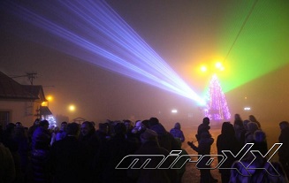 ĽUBICA 2015 - Grafická Laserová show - FOTO: Miroslav KRUK