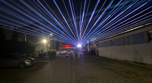 Laserová @ grafická show pre mesto Veľký Šariš 6.9.2025