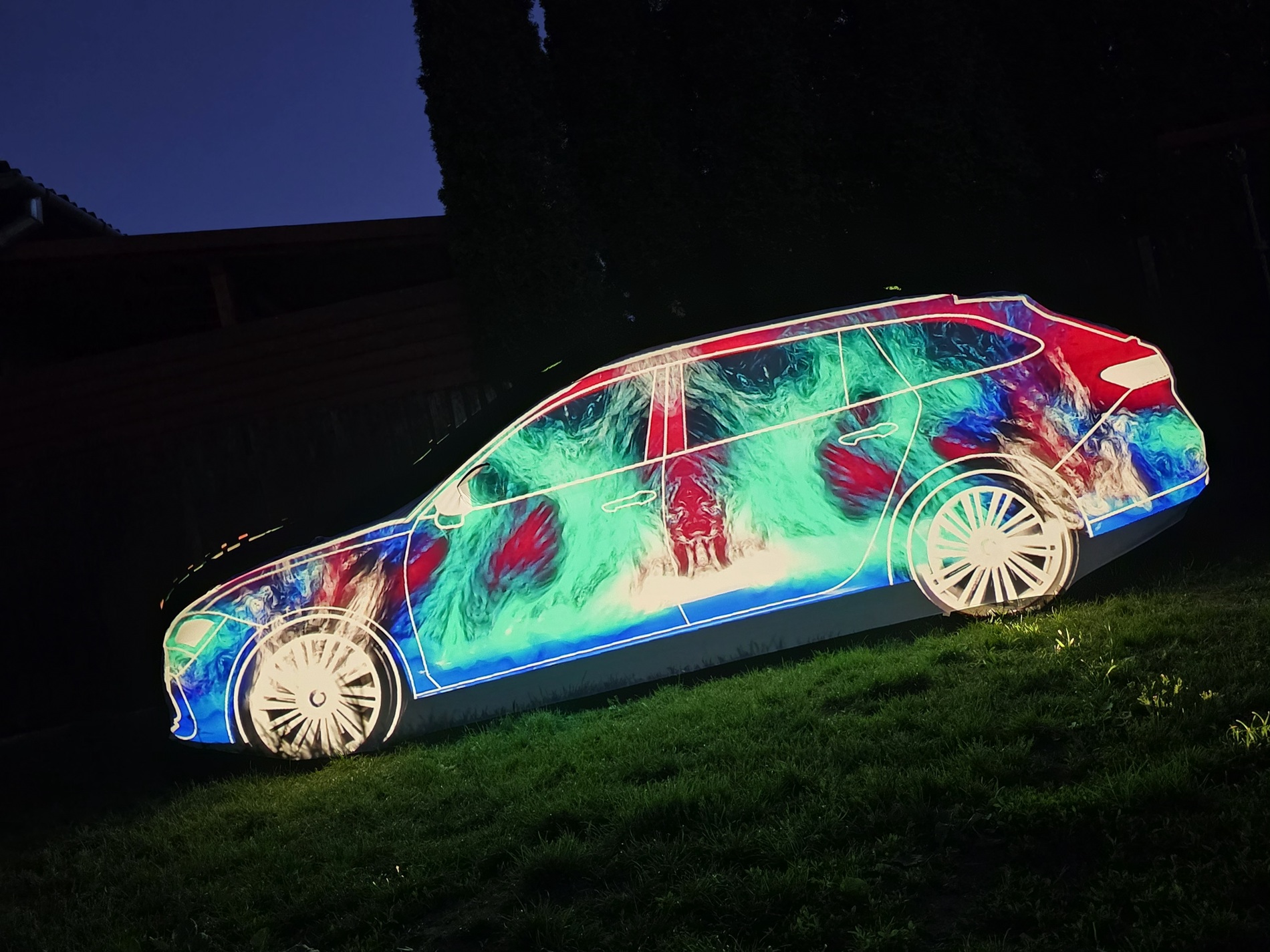 Car VIDEOMAPPING - Škoda SUPERB 2026