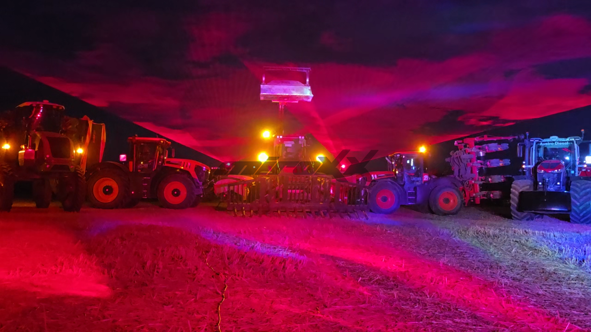 Deň poľa SÓJE 2026 Laserová show pre spoločnosť AGROTRADE GROUP - www.miroxx.eu 