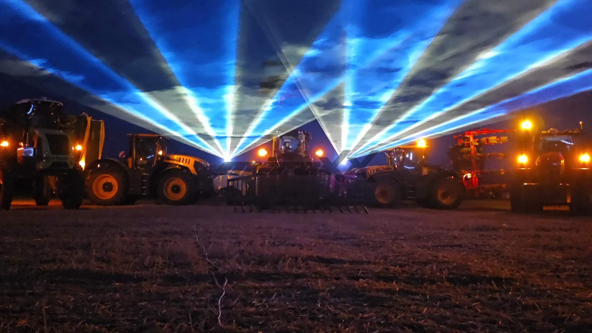 Deň poľa SÓJE 2026 Laserová show pre spoločnosť AGROTRADE GROUP - www.miroxx.eu 