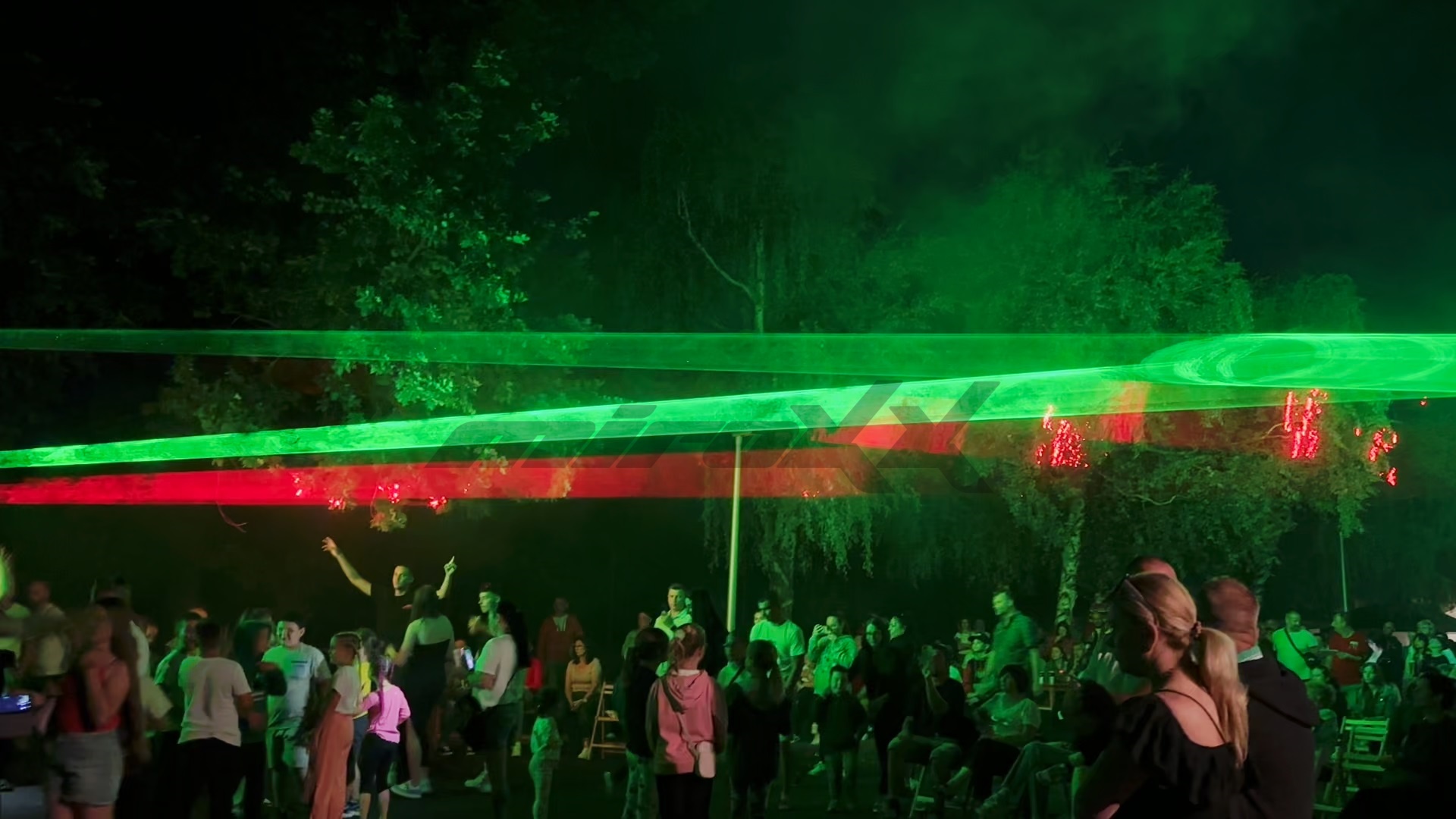 Dni obce RECA - 2025 - Laserová show