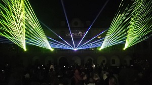 Svetlo VALMEZ 2024 - laser show & mapping / Valašské Meziříčí 20.9. /